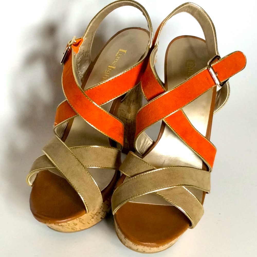 Platform Chunky Cork Heel Sandals